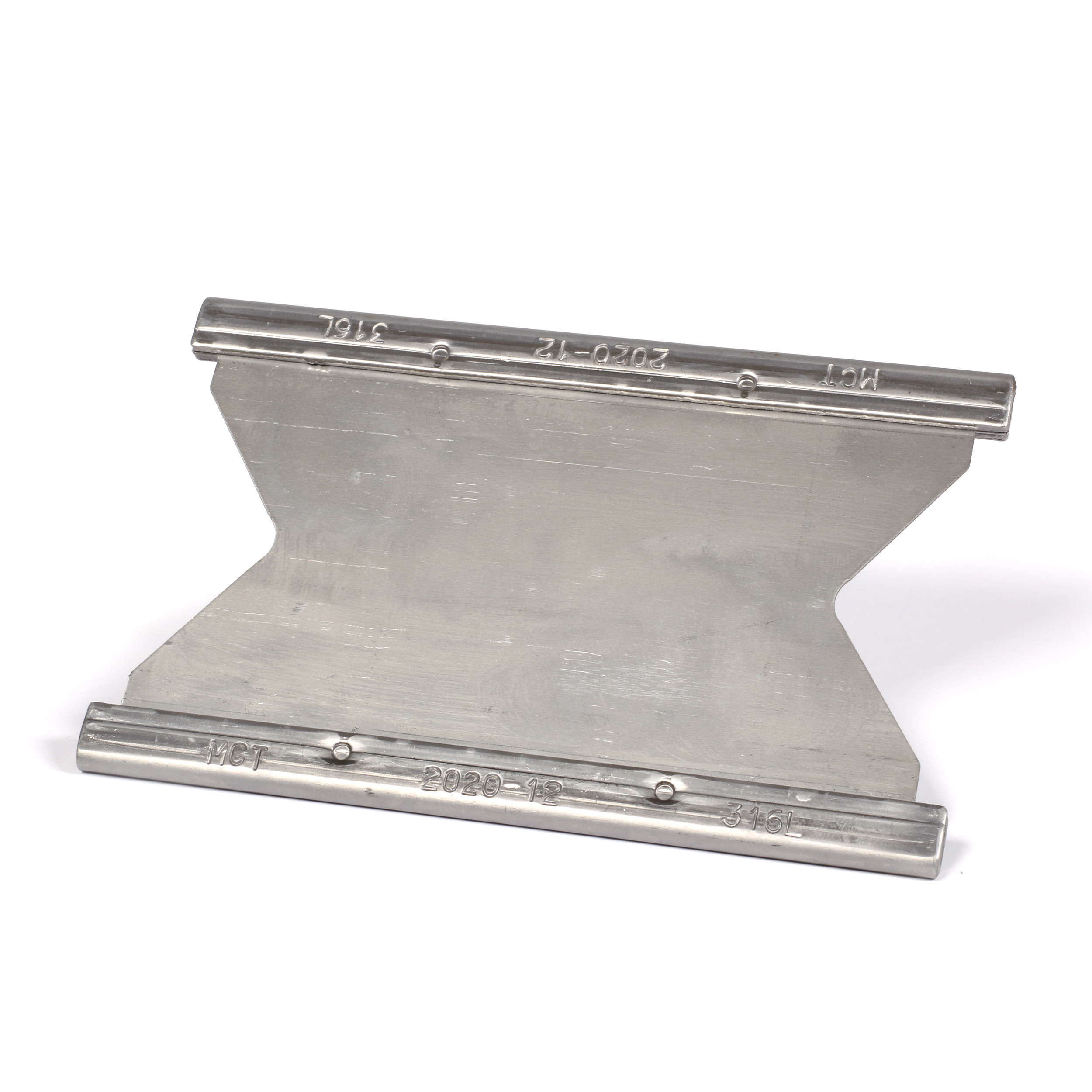 1292081 – MCT Brattberg stagplate i rustfritt stål, 120 mm